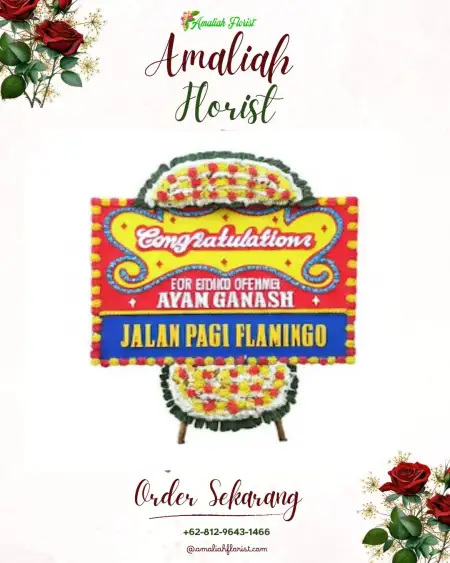 Sewa Papan Bunga Mekikis